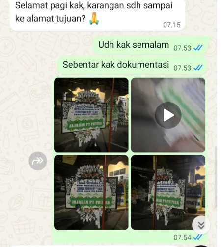Pengiriman Papan Bunga Selamat Kota Bambu Utara