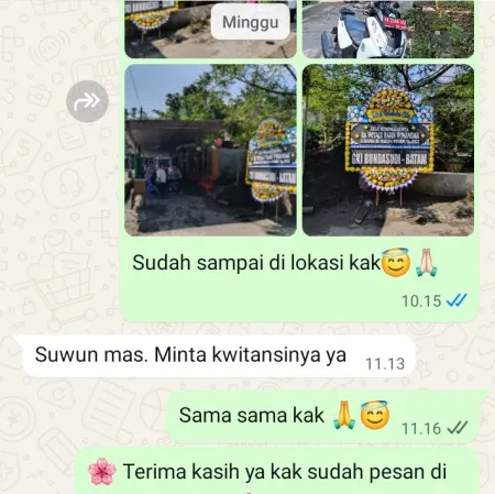 Pengiriman Papan Bunga Duka Kota Bambu Utara