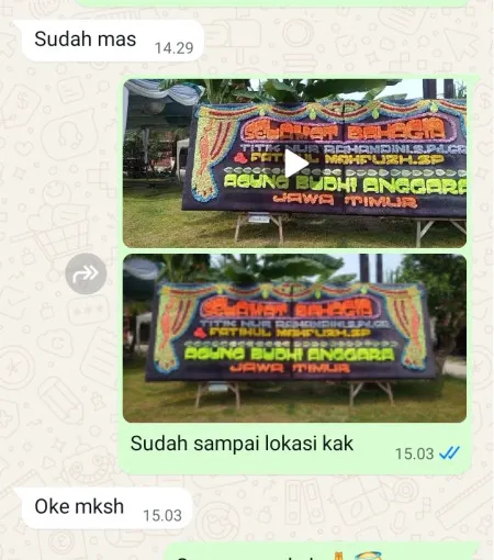 Pengiriman Papan Bunga Kota Bambu Utara