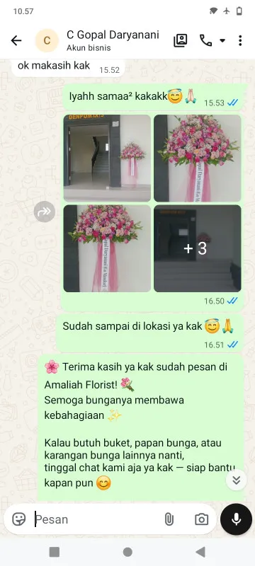 Pengiriman Karangan Bunga Kota Bambu Utara