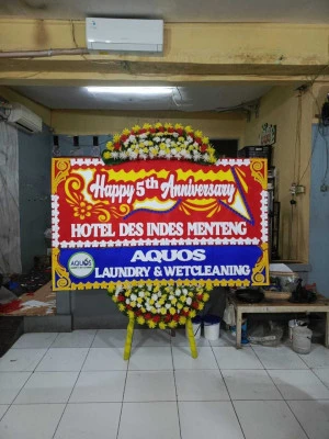 Papan Bunga di Kota Bambu Utara