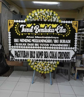 Papan Bunga di Kota Bambu Utara